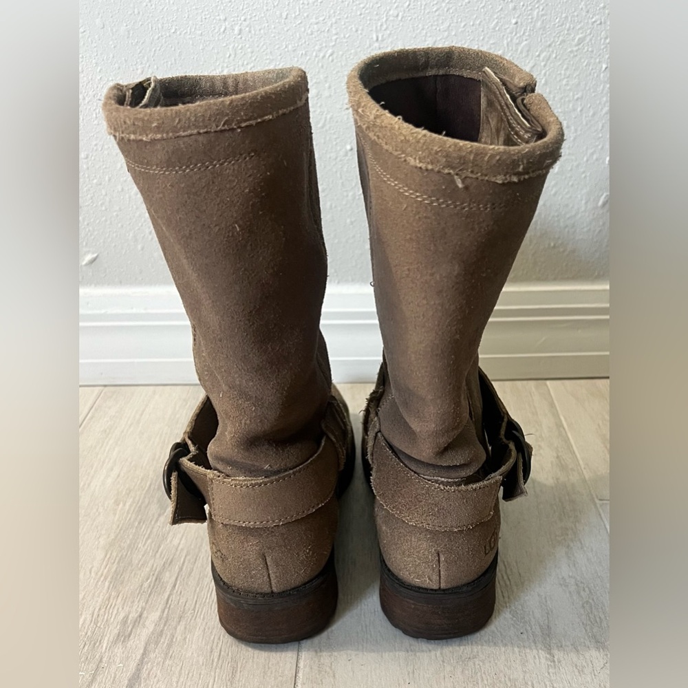 Ugg Suede Silva Biker Boot 8 - image 5